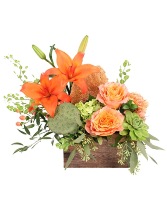 Passionate Lilies & Roses Flower Arrangement